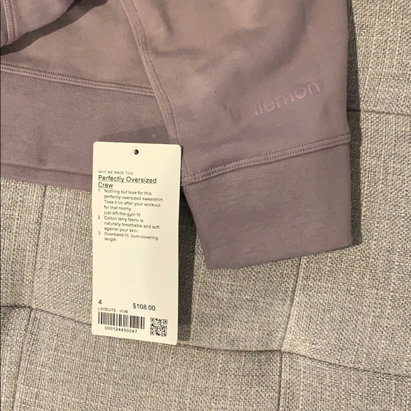 lululemon perfectly oversized crew - Picture 2 of 2